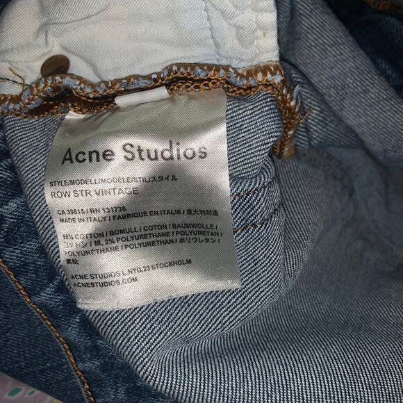 ACNE STUDIOS Row Straight Vintage Jean - Picture 7 of 8